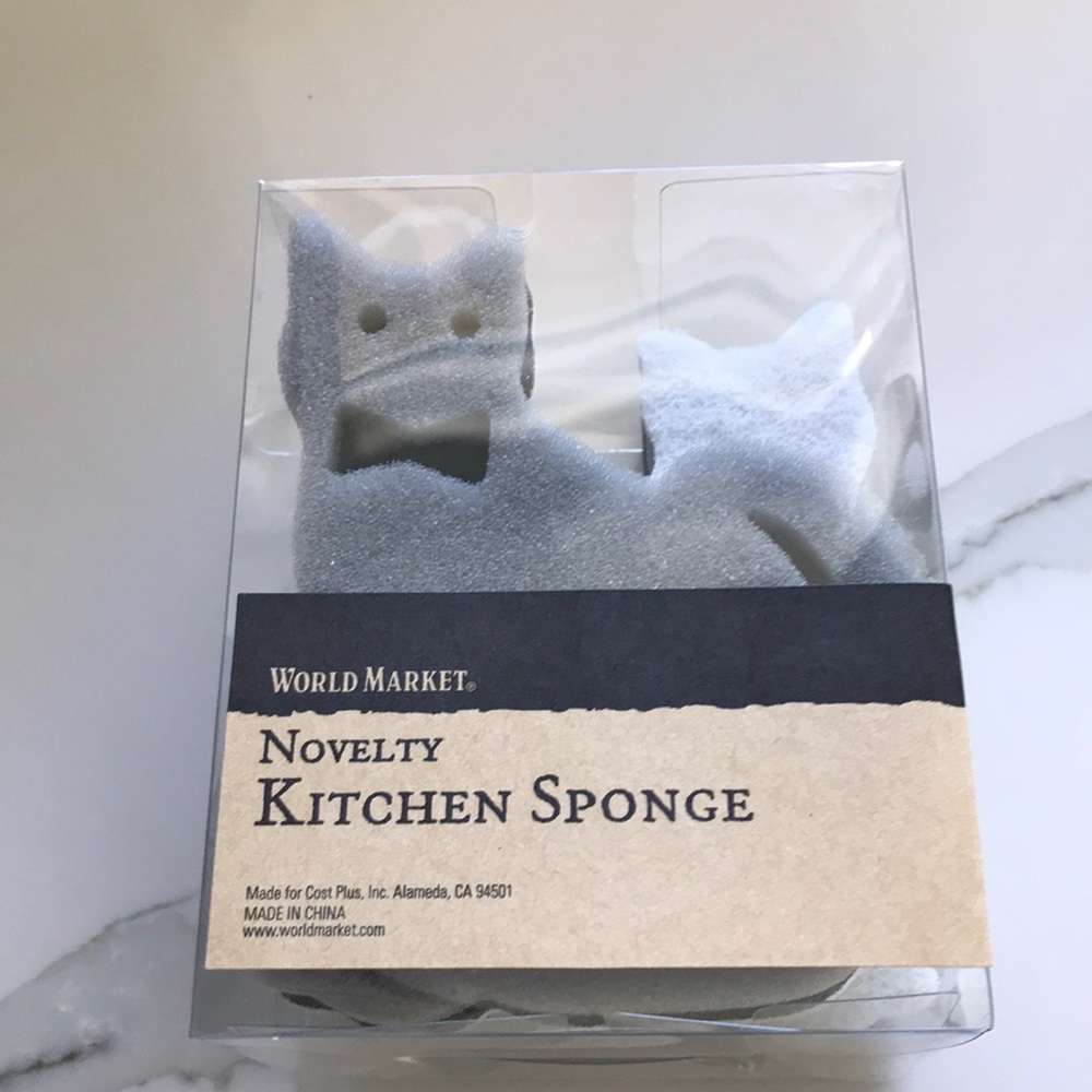 2 Kitchen Sponges for Cat Lovers :) - Picture 2 of 6